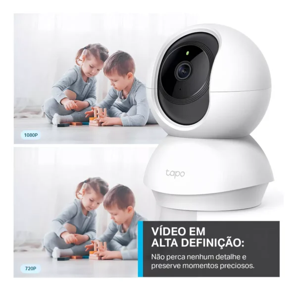 Câmera de Segurança Wi-Fi 360 1080p Full HD Tapo C200 - Image 4