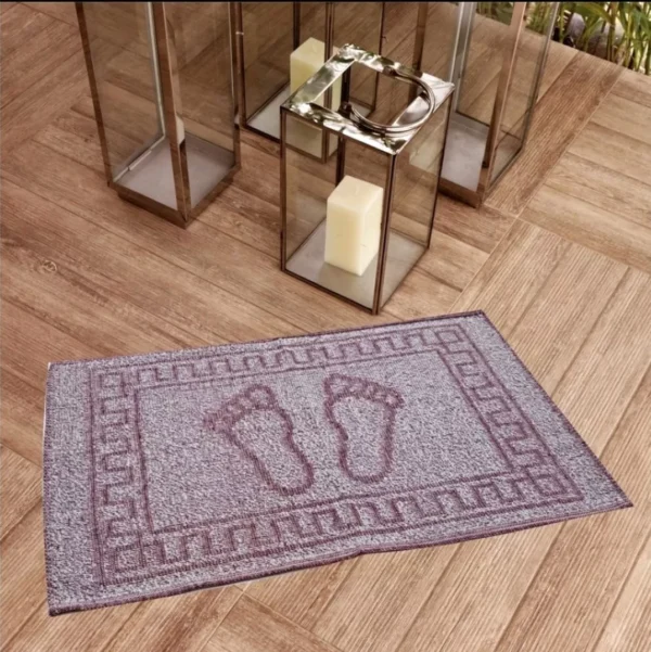 Jogo 10 Toalha Piso Pezinho Chão Tapete Atacado - Confort Cor Sortidos - Image 3