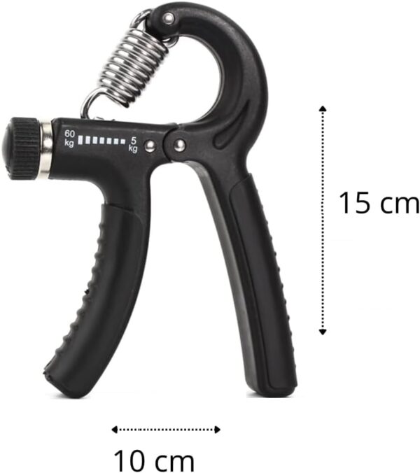 Hand Grip Com Mola até 60 kg Ajustável Fortalecimento Do Punho Antebraço E Mãos Força CORES SORTIDAS - Image 6