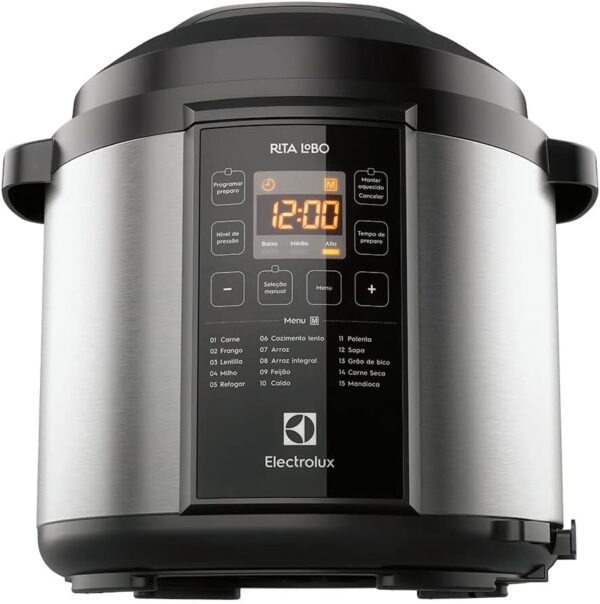 Panela de pressão Elétrica, PCC20, 6L, Preto, 127V, Electrolux - Image 3