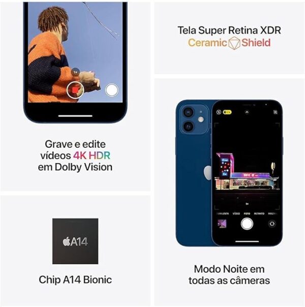 Apple iPhone 12 (128 GB) - Roxo - Image 4