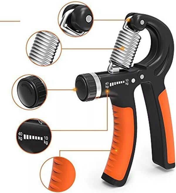 Hand Grip Com Mola até 60 kg Ajustável Fortalecimento Do Punho Antebraço E Mãos Força CORES SORTIDAS - Image 3