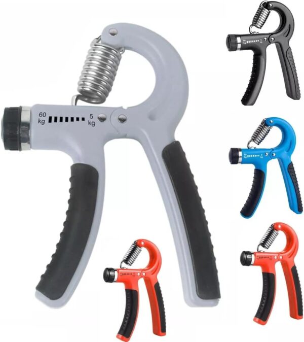 Hand Grip Com Mola até 60 kg Ajustável Fortalecimento Do Punho Antebraço E Mãos Força CORES SORTIDAS