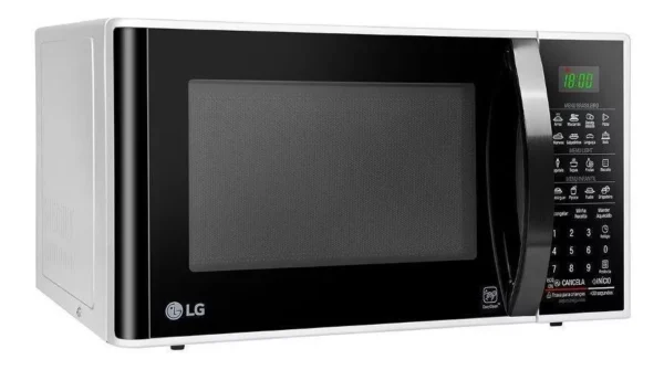 Micro-ondas Solo 30 Litros Ms3091bc Branco LG 110v - Image 4