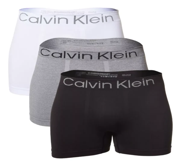 Kit 3 Cuecas Trunk Seamless Flamê Calvin Klein (G)