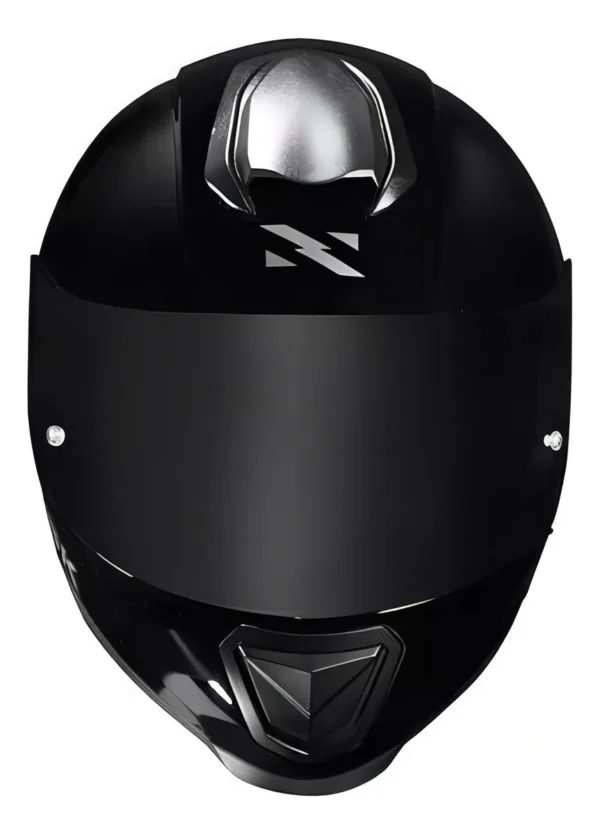 Capacete Moto Norisk Razor Preto Brilho Masculino Feminino Desenho Monocolor Tamanho do capacete 58 - Image 4