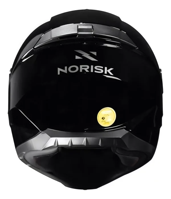 Capacete Moto Norisk Razor Preto Brilho Masculino Feminino Desenho Monocolor Tamanho do capacete 58 - Image 3