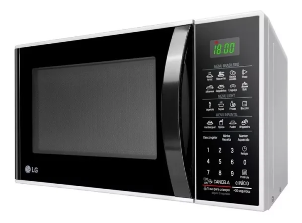 Micro-ondas Solo 30 Litros Ms3091bc Branco LG 110v - Image 2
