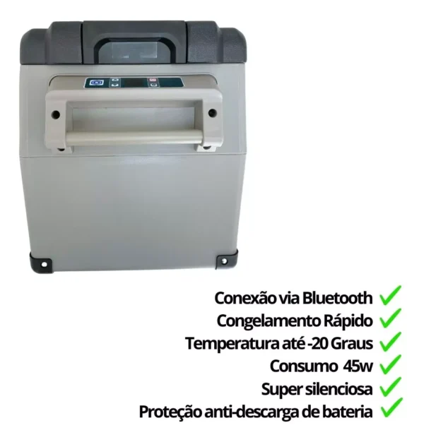 Geladeira Portátil 35l 12v/24v 110v/220v Caminhão Ônibus Van - Image 9
