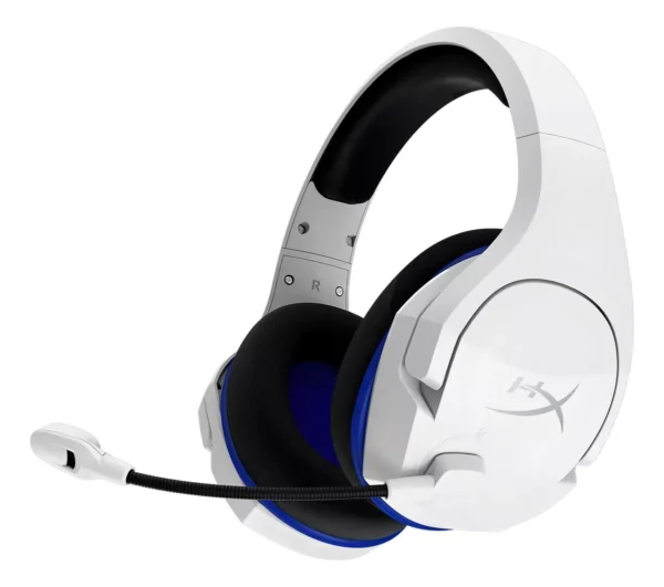 Headset over-ear gamer sem fio PS5/XBOX/PC HyperX Cloud Stinger Core HHSS1C-KB branco - Image 2