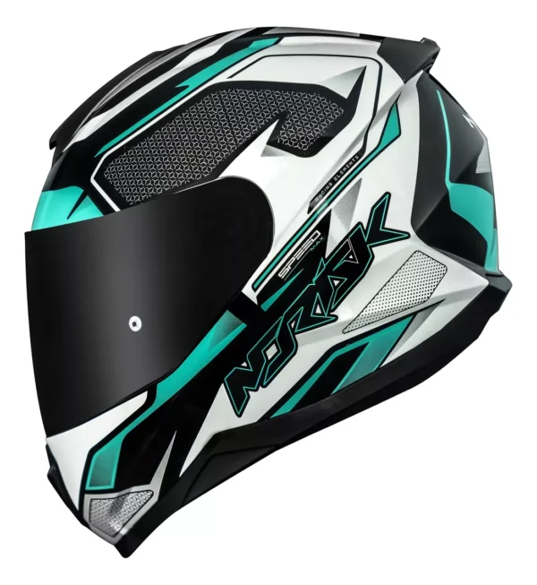 Capacete Norisk Razor Speedmax Verde Agua Masculino Feminino  58 - Image 2