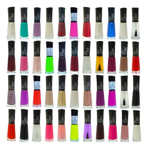 Kit Esmaltes Cores Unhas Top Profissional Atacado 42 Un Top Line