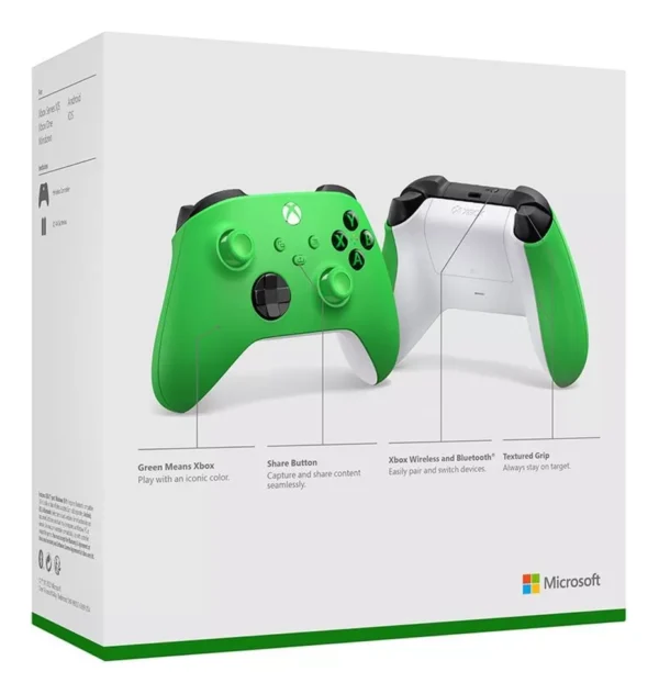 Controle Microsoft Xbox Wireless Series X/s Velocity Green Cor Verde - Image 6