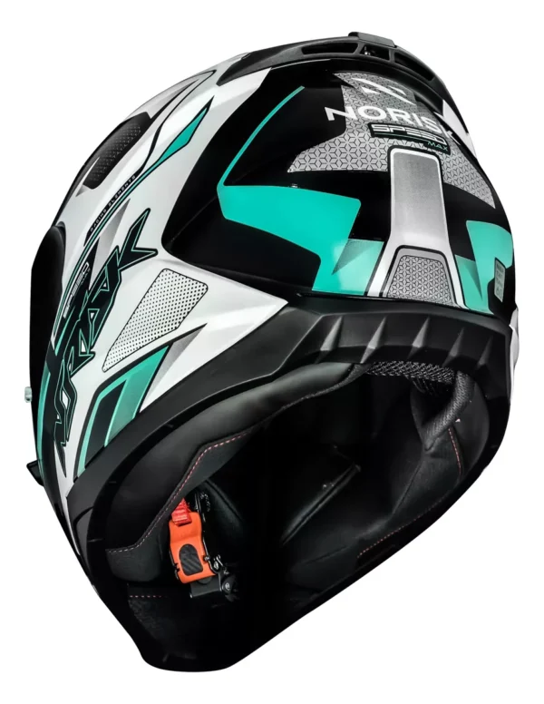 Capacete Norisk Razor Speedmax Verde Agua Masculino Feminino  58 - Image 3