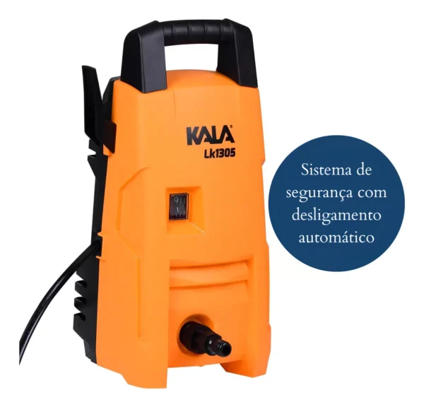 Lavadora De Alta Pressão Lk1305 1200w 127v C/ Regulagem Kala Cor Amarelo - Image 5