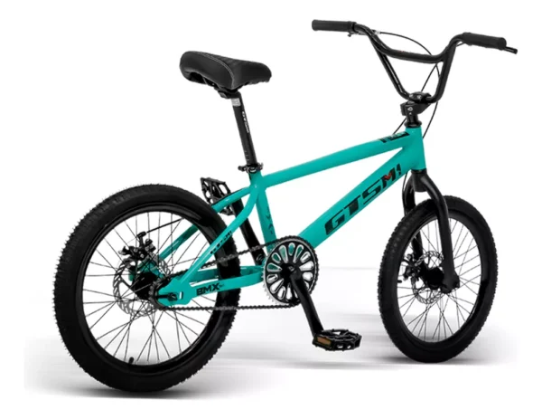 Bicicleta Aro 20 Freio A Disco Alumínio Gts Skx Bmx Cross Cl Cor Verde Tifany Tamanho Do Quadro Único - Image 2