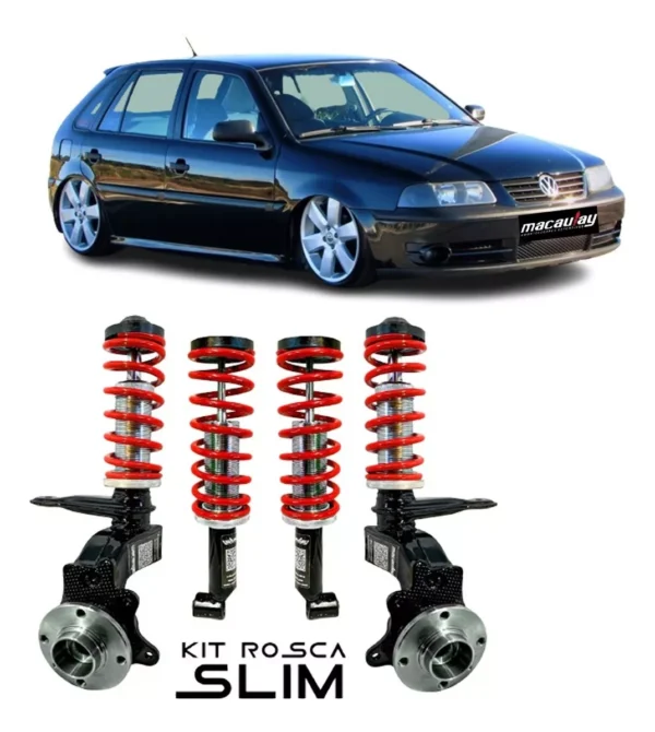 Kit Suspensão Rosca Slim Gol G1 ao G4 Com Torre - Macaulay - Image 4