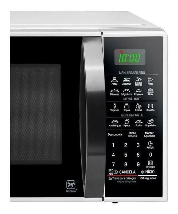 Micro-ondas Solo 30 Litros Ms3091bc Branco LG 110v - Image 5