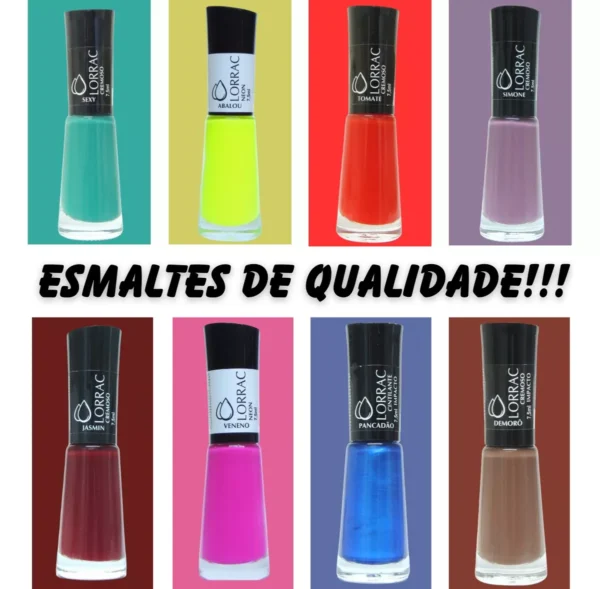 Kit Esmaltes Cores Unhas Top Profissional Atacado 42 Un Top Line - Image 2