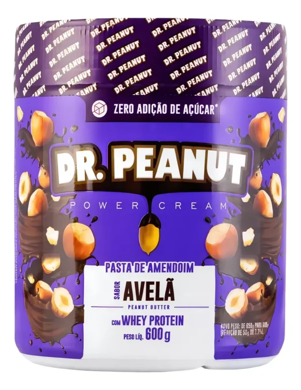 Dr. Peanut Pasta de Amendoim Sabor Avelã em Pote de 600g - Image 2