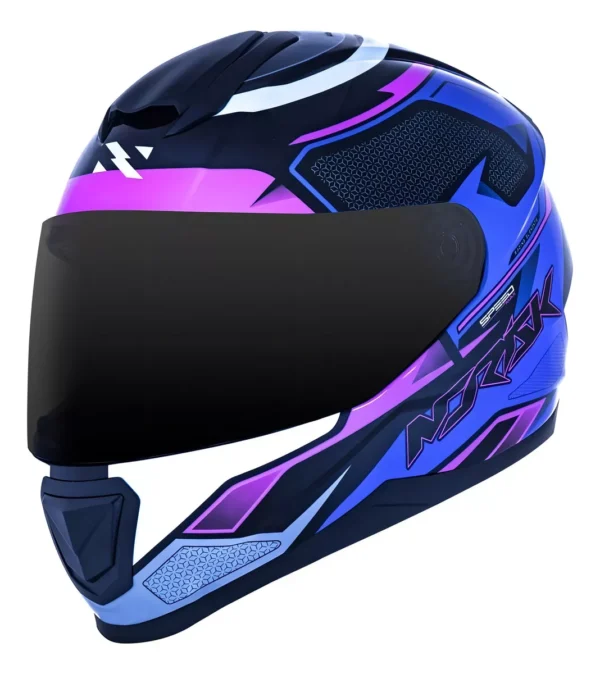 Capacete Feminino Norisk Razor Speedmax Tamanho Do Capacete 56 Cor Roxo FF802 - Image 4