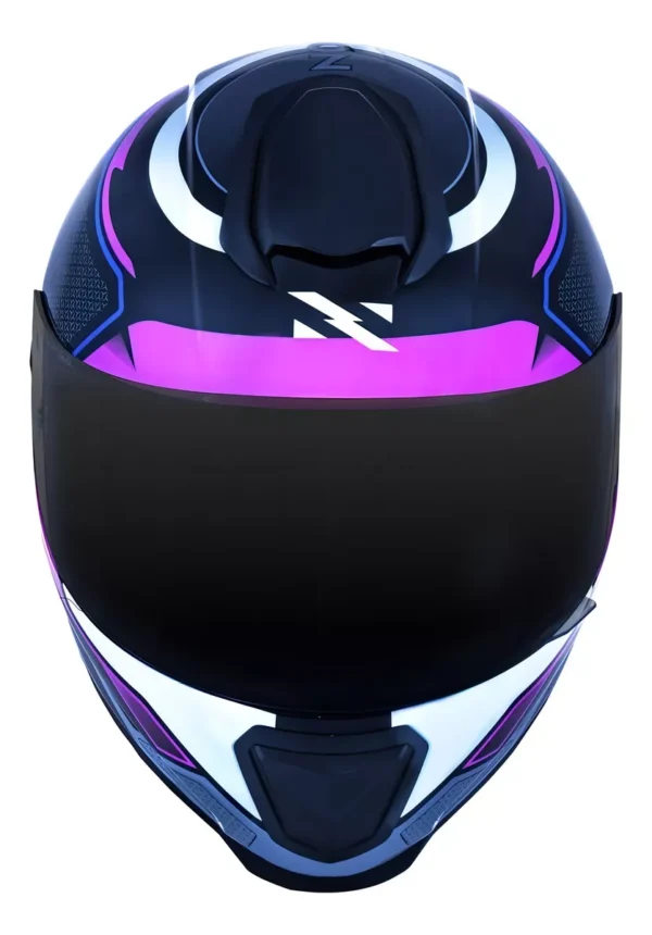 Capacete Feminino Norisk Razor Speedmax Tamanho Do Capacete 56 Cor Roxo FF802 - Image 7