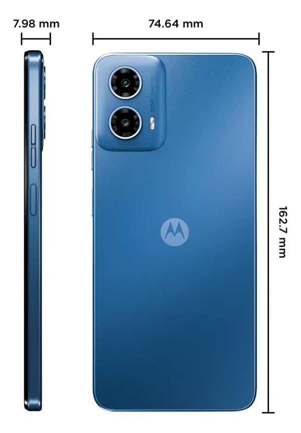 Smartphone Motorola Moto G34 5g - 256gb 16gb (8gb Ram+8gb Ram Boost) Ai Camera 50mp Nfc - Azul - Image 6
