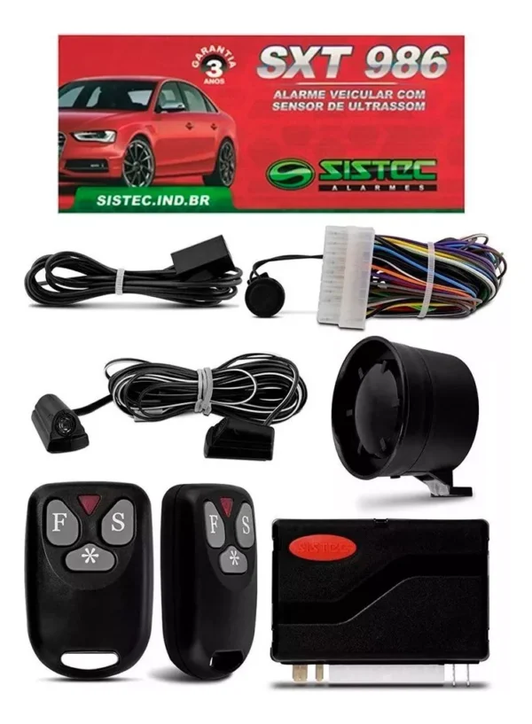 Alarme Automotivo Sistec Universal Com 2 Controles