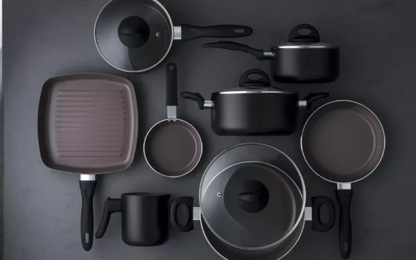 Jogo De Panelas Brinox Ceramic Life Smart Plus 8 Peças Preto - Image 2