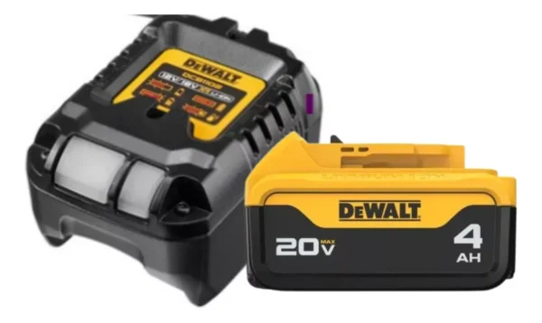 Kit Dewalt Esmerilhadeira + Bateria 20v 4ah + Carregador Cor Amarelo - Image 3