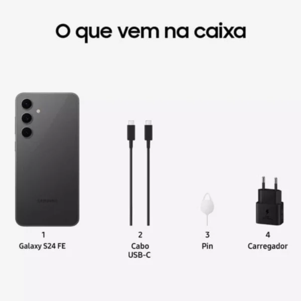 Smartphone Samsung Galaxy S24 Fe 5g 256gb 8gb Ram Grafite - Image 7