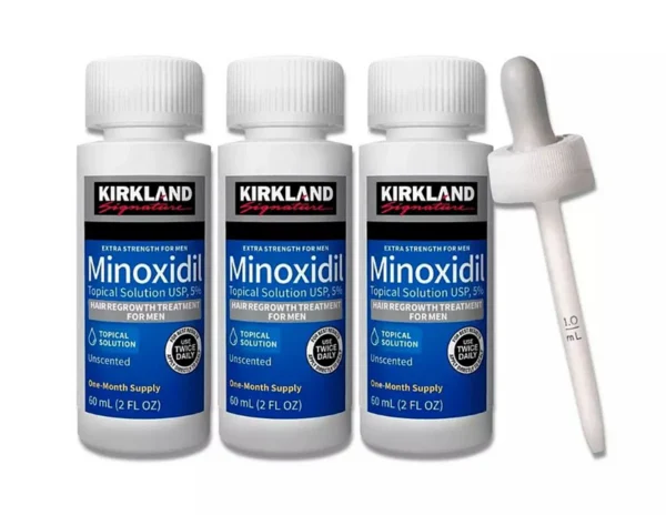 Minoxidil 5% Kirkland Original 3 Frascos  Lacrados